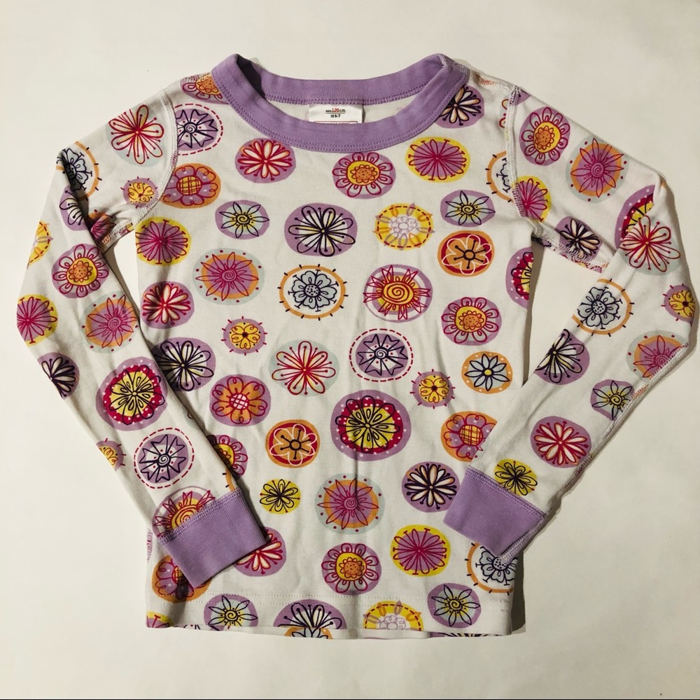 Hanna Andersson 120(6-7) pajama top long sleeve print - Picture 2 of 5